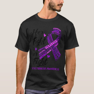 T-shirt Sensibilisation à la fibrose kystique Son combat e