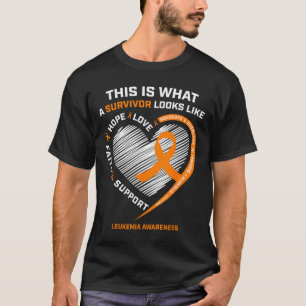 T-shirt Sensibilisation à la leucémie Cadeaux de survivant