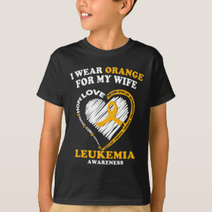 T-shirt Sensibilisation À La Leucémie chez Les Hommes - Je