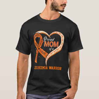 T-shirt Sensibilisation À La Leucémie Fière Maman D'Un Gue