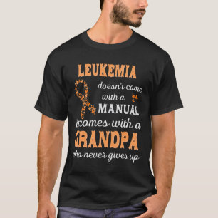 T-shirt Sensibilisation à la leucémie Grand-père Soutien L