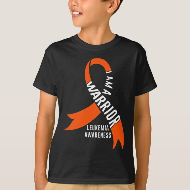 T-shirt Sensibilisation à la leucémie guerrière Cancer du  (Devant)