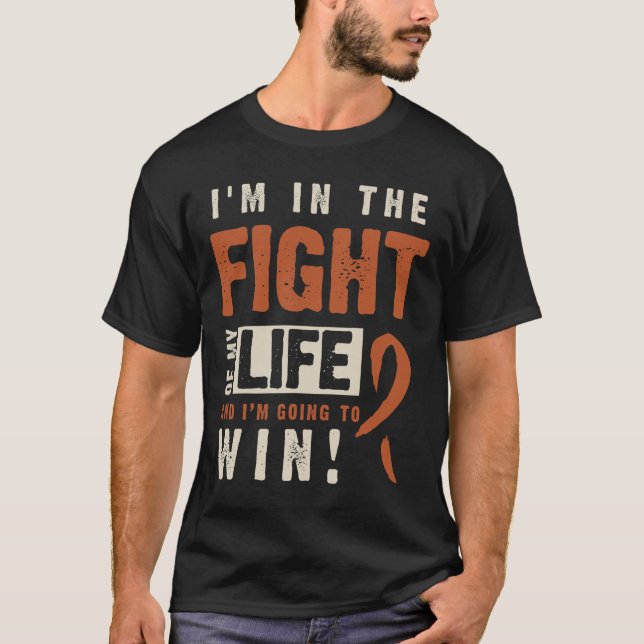 T-shirt Sensibilisation À La Leucémie Je Suis Dans Le Comb (Devant)