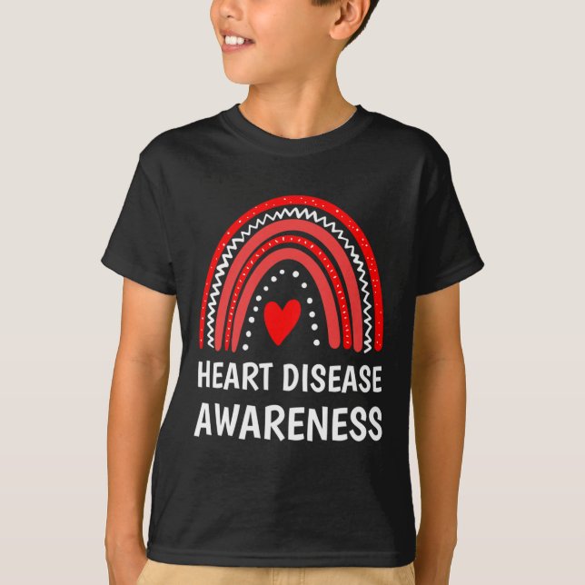 T-shirt Sensibilisation à la maladie cardiaque  (Devant)