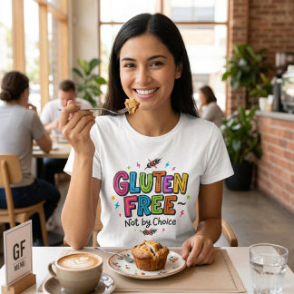 T-shirt Sensibilisation à la maladie cœliaque Sans gluten 