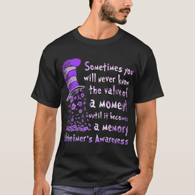 T-shirt Sensibilisation à la maladie d'Alzheimer (Devant)
