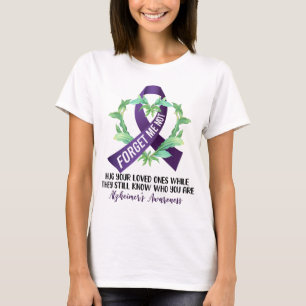 T-shirt Sensibilisation à la maladie d'Alzheimer, nous por