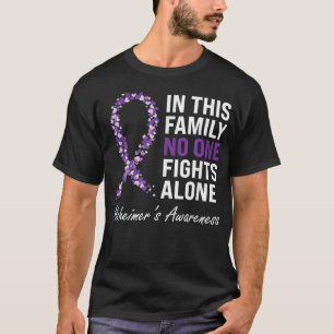 T-shirt Sensibilisation à la maladie d'Alzheimer-Violet-Ru