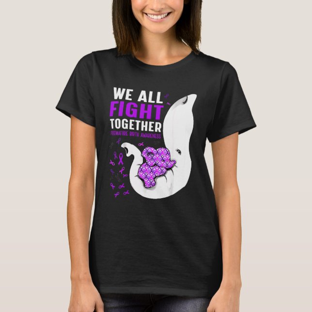 T-shirt Sensibilisation à la naissance prématurée Nous com (Devant)