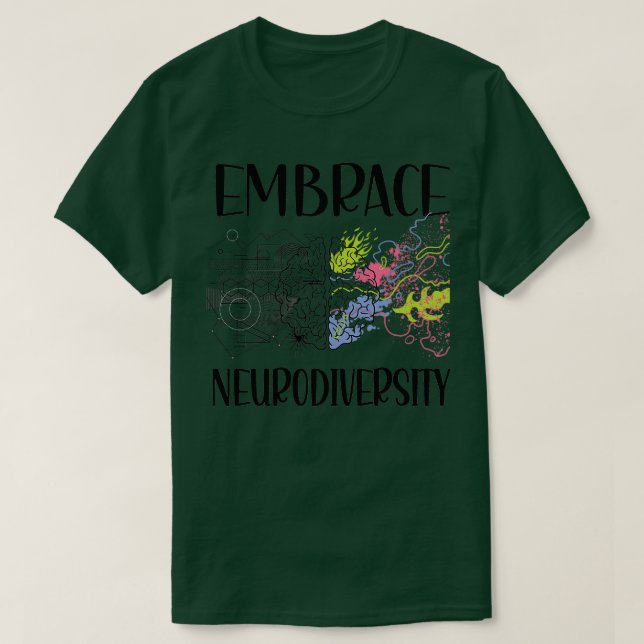 T-shirt Sensibilisation à la neurodiversité Autisme Neurod (Design devant)
