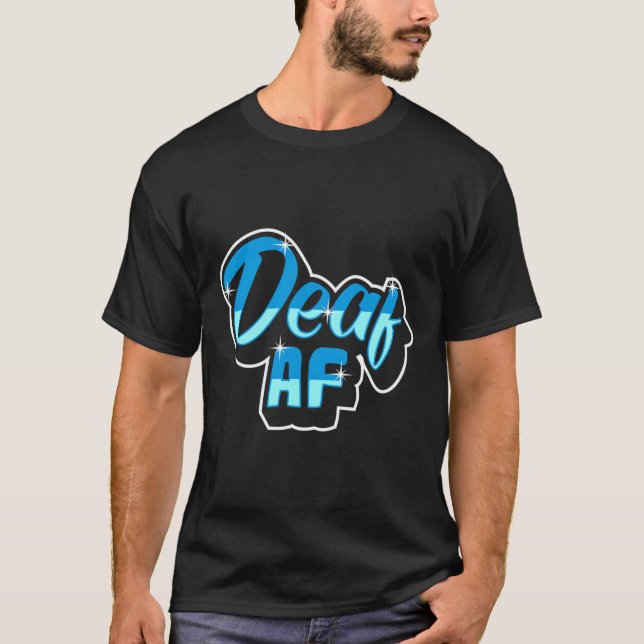 T-shirt Sensibilisation à la perte auditive de fierté Sens (Devant)