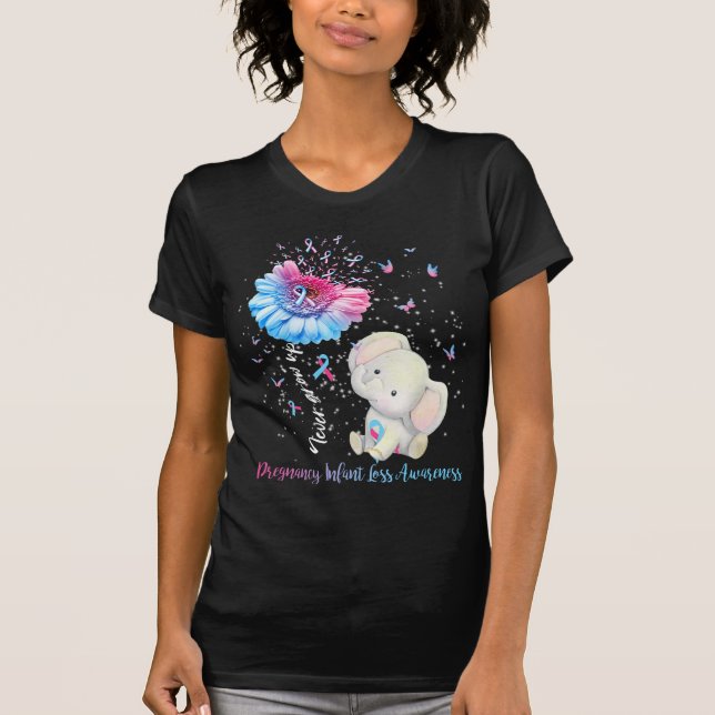 T-shirt Sensibilisation à la perte de la grossesse (Devant)