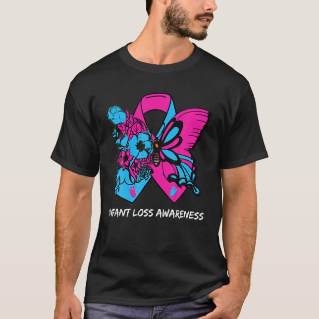 T-shirt Sensibilisation à la perte du nourrisson (Devant)