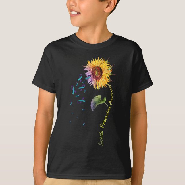 T-shirt Sensibilisation à la prévention du suicide (Devant)