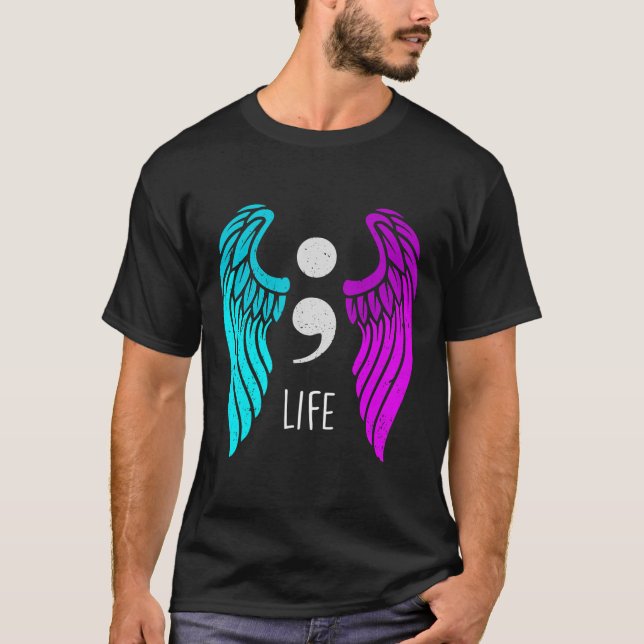 T-shirt Sensibilisation à la prévention du suicide Aiguill (Devant)