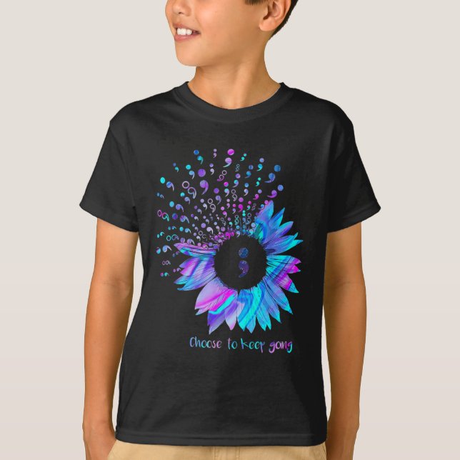T-shirt Sensibilisation À La Prévention Du Suicide Choisir (Devant)