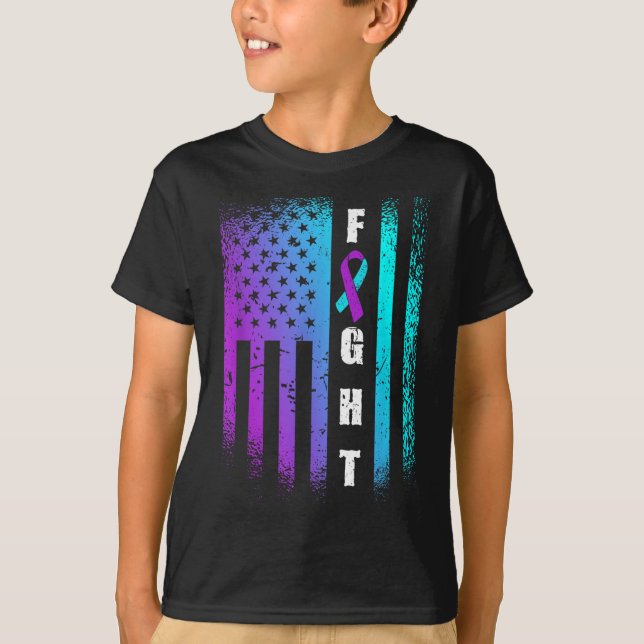 T-shirt Sensibilisation à la prévention du suicide dans le (Devant)