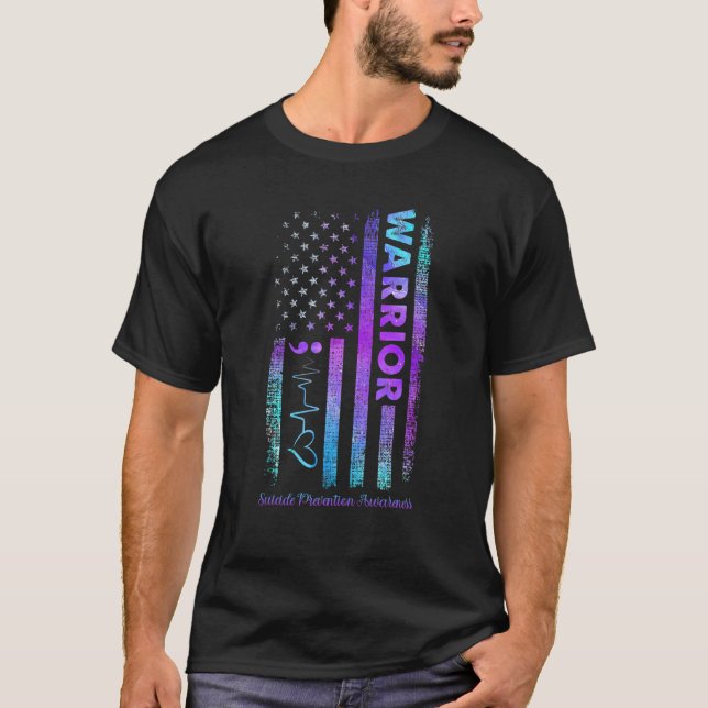 T-shirt Sensibilisation à la prévention du suicide par un  (Devant)