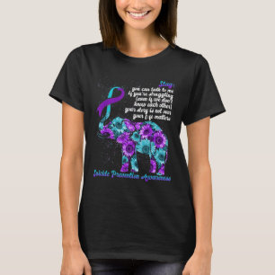 T-shirt Sensibilisation à la prévention du suicide - Reste