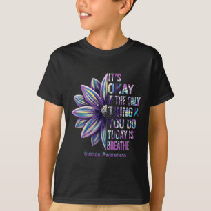 T-shirt Sensibilisation À La Prévention Du Suicide Ruban T