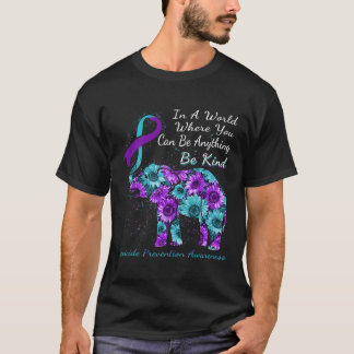 T-shirt Sensibilisation à la prévention du suicide Tournes