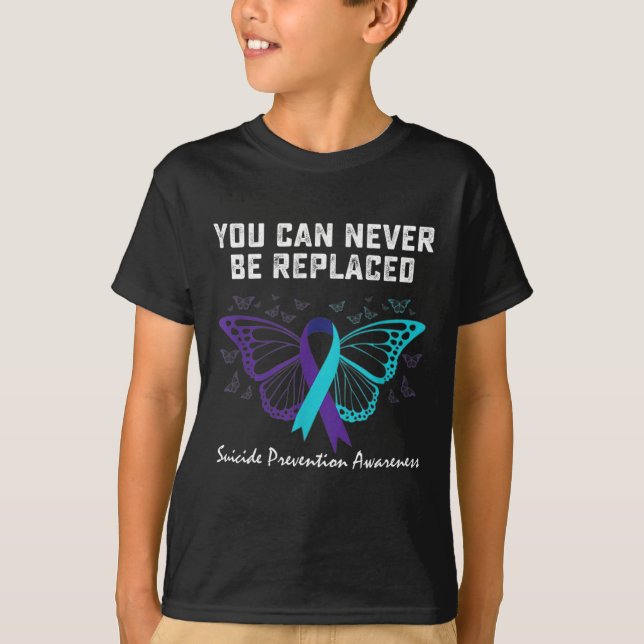 T-shirt Sensibilisation à la prévention du suicide Vous ne (Devant)