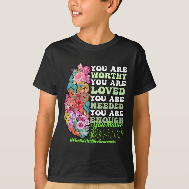 T-shirt Sensibilisation à la santé (Devant)