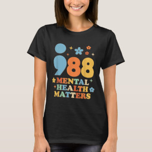 T-shirt Sensibilisation à la santé mentale 988 et à la pré