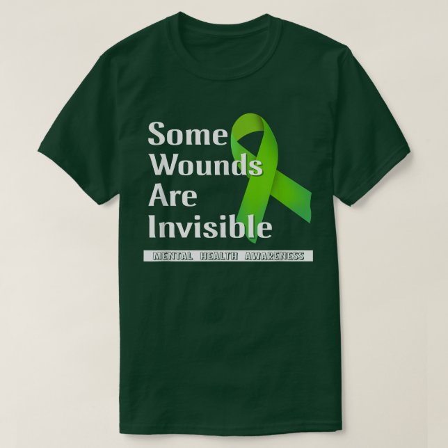 T-shirt Sensibilisation À La Santé Mentale Certaines Bless (Design devant)