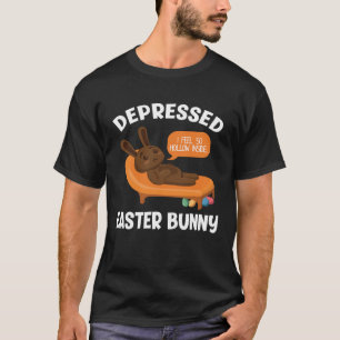 T-shirt Sensibilisation à la santé mentale Chocolat Bunny 