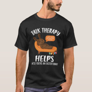 T-shirt Sensibilisation à la santé mentale Chocolat Bunny 