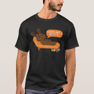 T-shirt Sensibilisation à la santé mentale Chocolat Bunny 