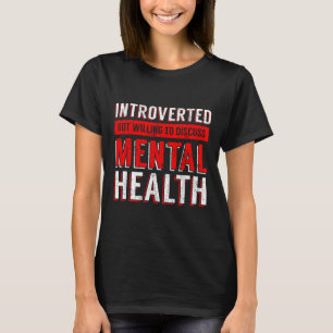 T-shirt Sensibilisation à la santé mentale Dépression