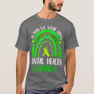 T-shirt Sensibilisation À La Santé Mentale En Mai Nous Por