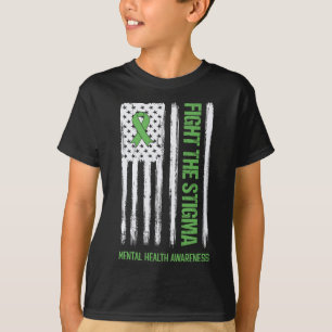 T-shirt Sensibilisation à la santé mentale Lutte contre la