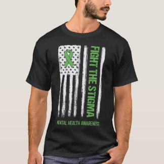 T-shirt Sensibilisation à la santé mentale Lutter contre l