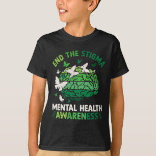 T-shirt Sensibilisation À La Santé Mentale Mettre Fin À La