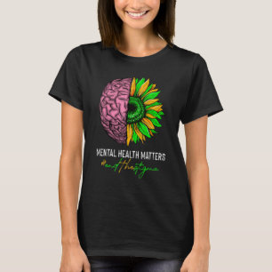 T-shirt Sensibilisation À La Santé Mentale Mettre Fin À La