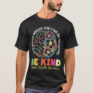 T-shirt Sensibilisation à la santé mentale prévention de l
