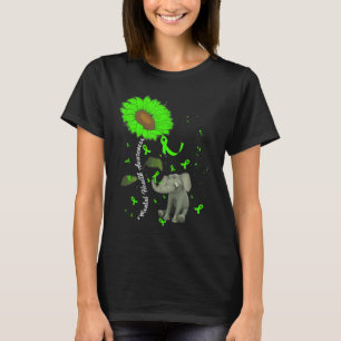 T-shirt Sensibilisation à la santé mentale Tournesol Vert 