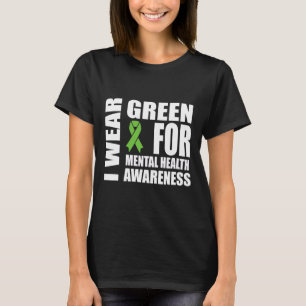 T-shirt Sensibilisation à la santé Soutien au carbone vert