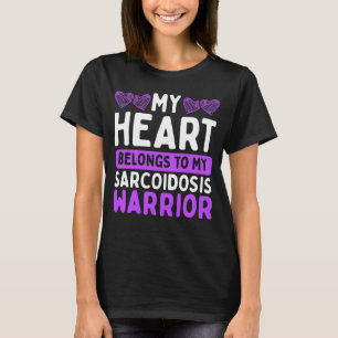 T-shirt Sensibilisation à la sarcoïdose Guerrier pourpre