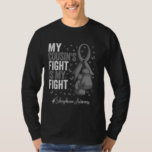 T-shirt Sensibilisation à la schizophrénie du ruban d'arge