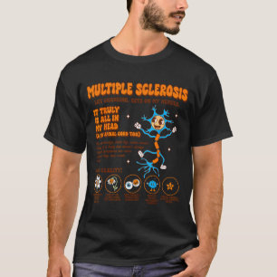 T-shirt Sensibilisation à la sclérose en plaques me tape s