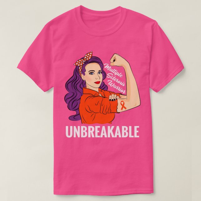 T-shirt Sensibilisation à la sclérose en plaques MS Warrio (Design devant)