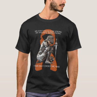 T-shirt Sensibilisation à la sclérose en plaques Orange