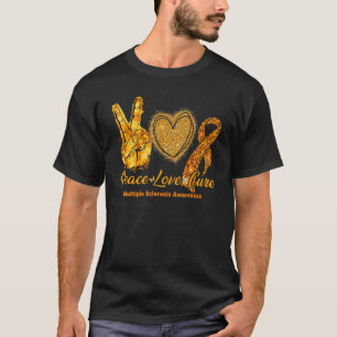 T-shirt Sensibilisation à la sclérose en plaques SEP Paix 