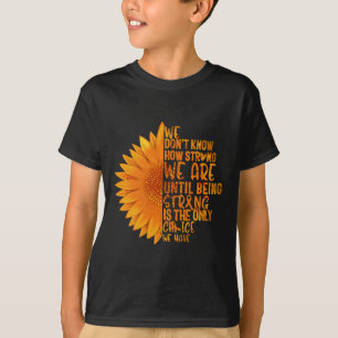 T-shirt Sensibilisation à la sclérose Tournesol Fort Choix