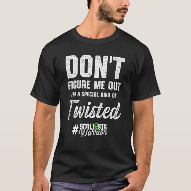 T-shirt Sensibilisation à la Scoliose Connaissance Scoliot (Devant)