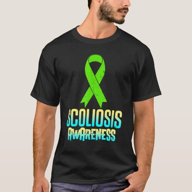 T-shirt Sensibilisation à la Scoliose Connaissance Scoliot (Devant)
